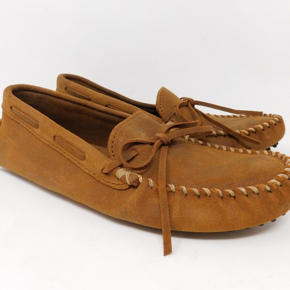 Minnetonka Other - Minnetonka Brown Leather Loafer Slippers Moccasin